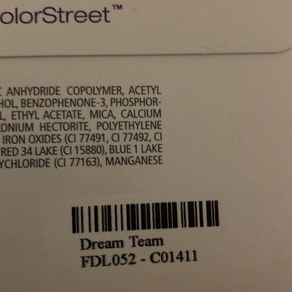 Color Street Dream Team Dry Polish Overlay + Bonus - Picture 4 of 4